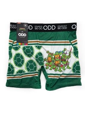 New Odd Sox Teenage Mutant Ninja Turtles Boxer Briefs Mens Size Medium Underwear